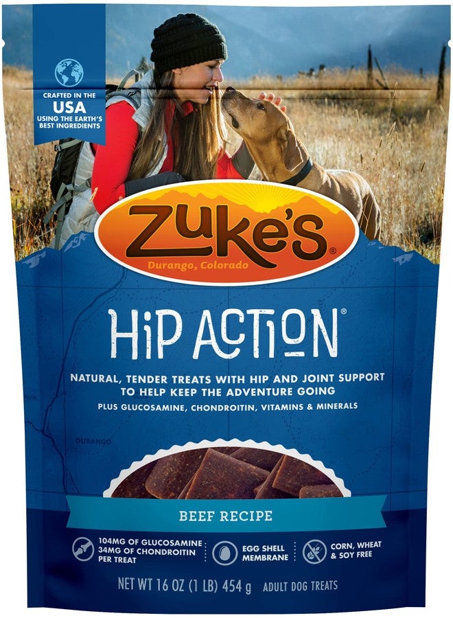 Zuke's Hip Action Hip & Joint Natural Dog Treats Crafted in The USA 16 Ounce (Pack of 4) - Image 2